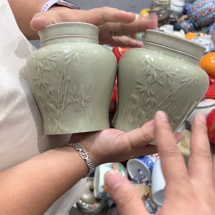 瑕疵福利品陶瓷茶叶罐