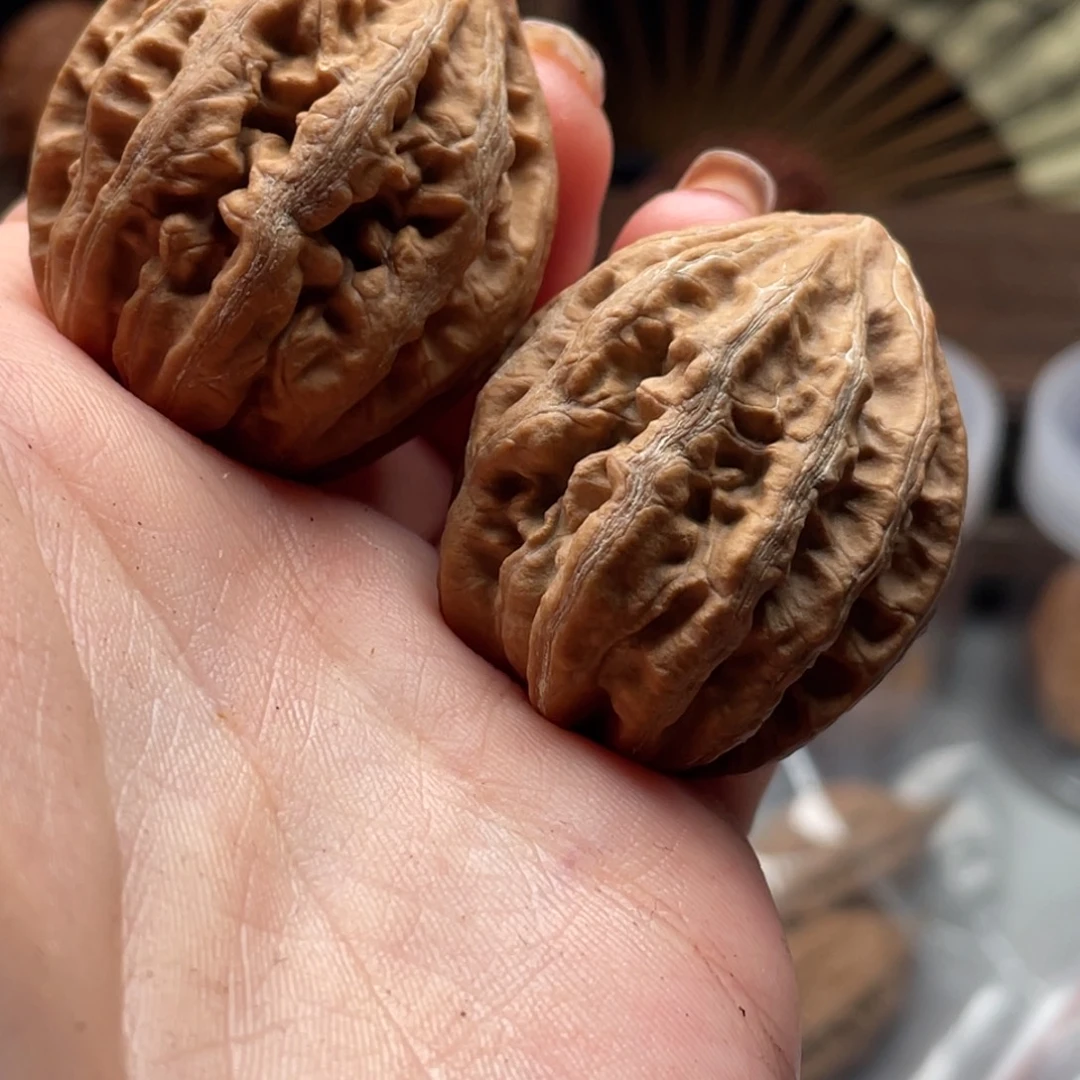文玩核桃把件楸刀鱼41