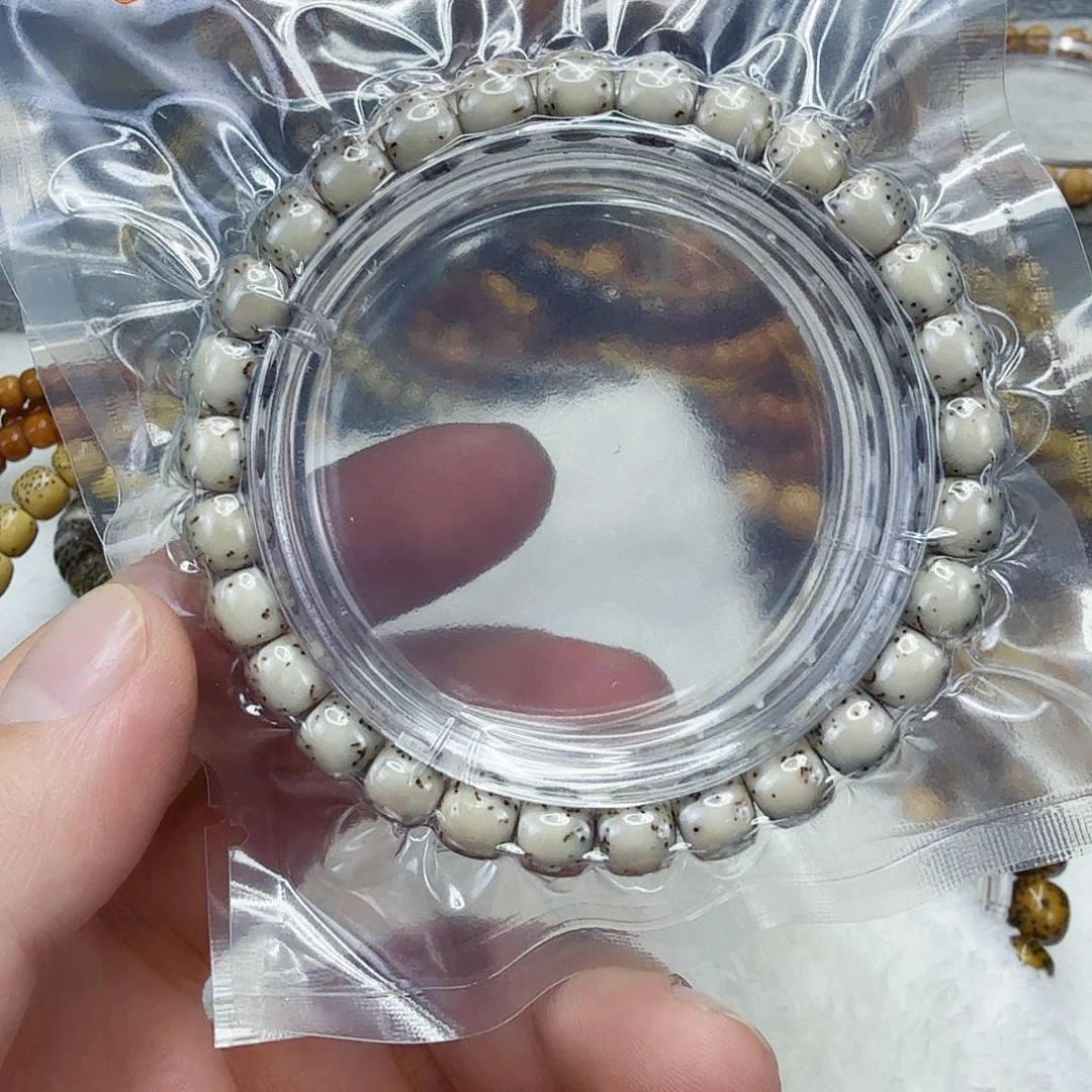 星月菩提手串8殿堂半臂大留白星月菩提单圈8×7