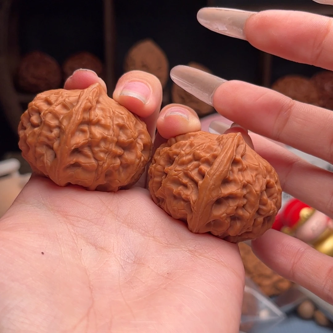 吊坠文玩核桃玉枕元宝 42