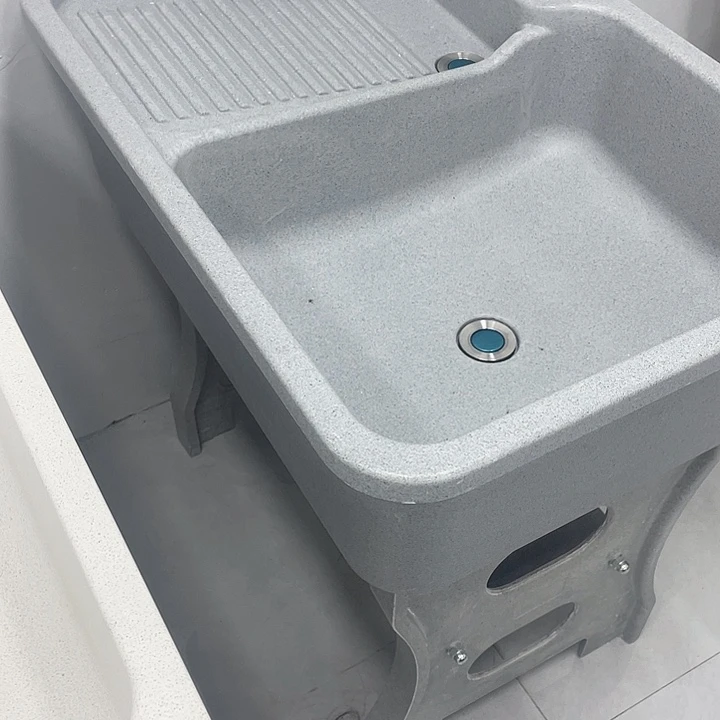 吉***利石英石平边挡水80*58*80灰