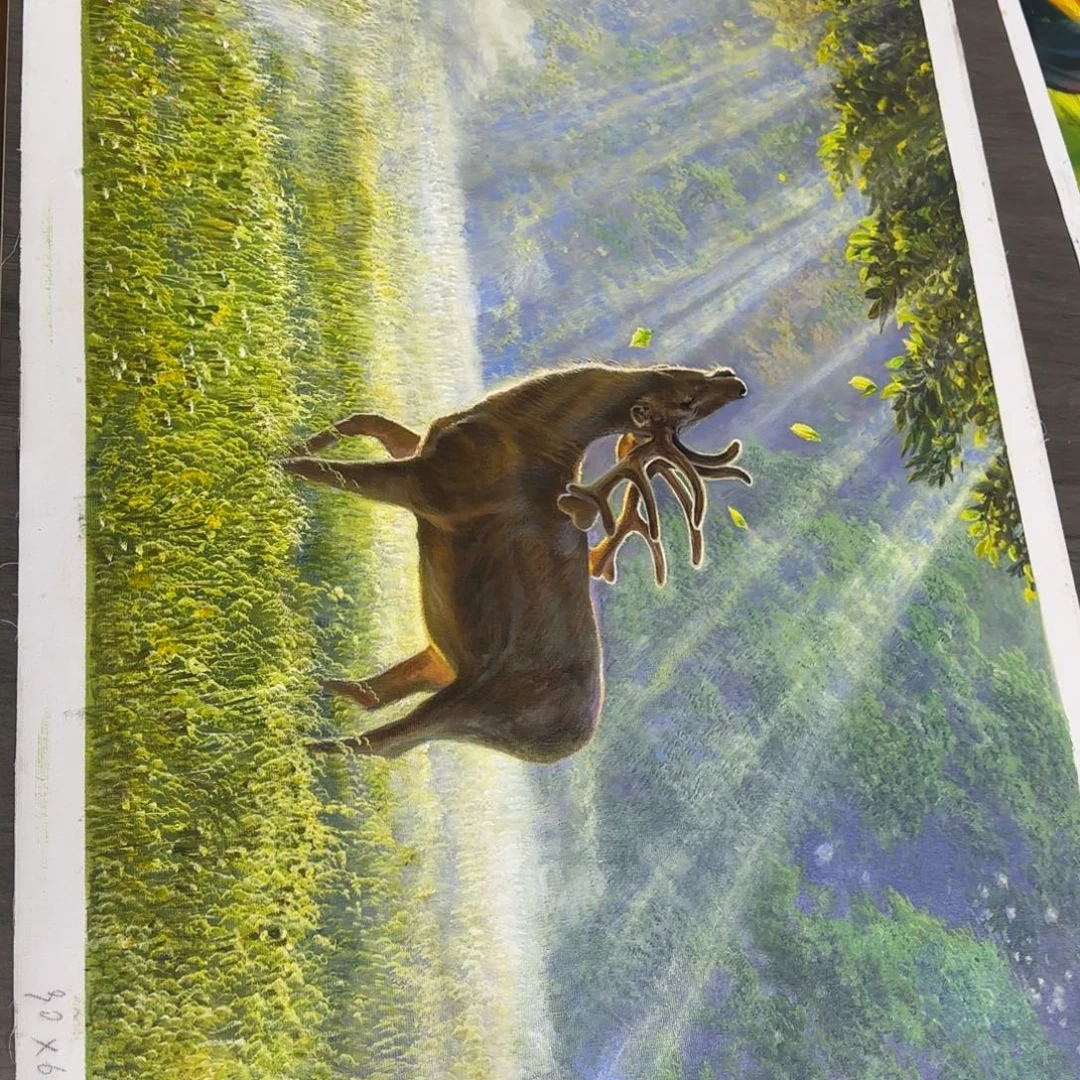 油画在一起的时候就像一