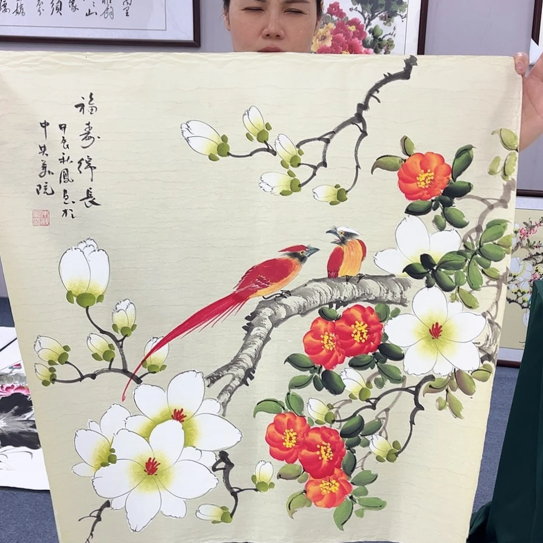 国画宣纸国画纯手绘作品