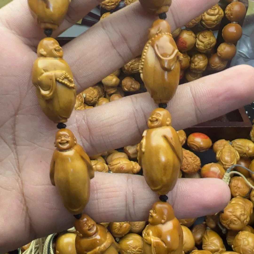 橄榄核手串/手链裂纹瑕疵米勒