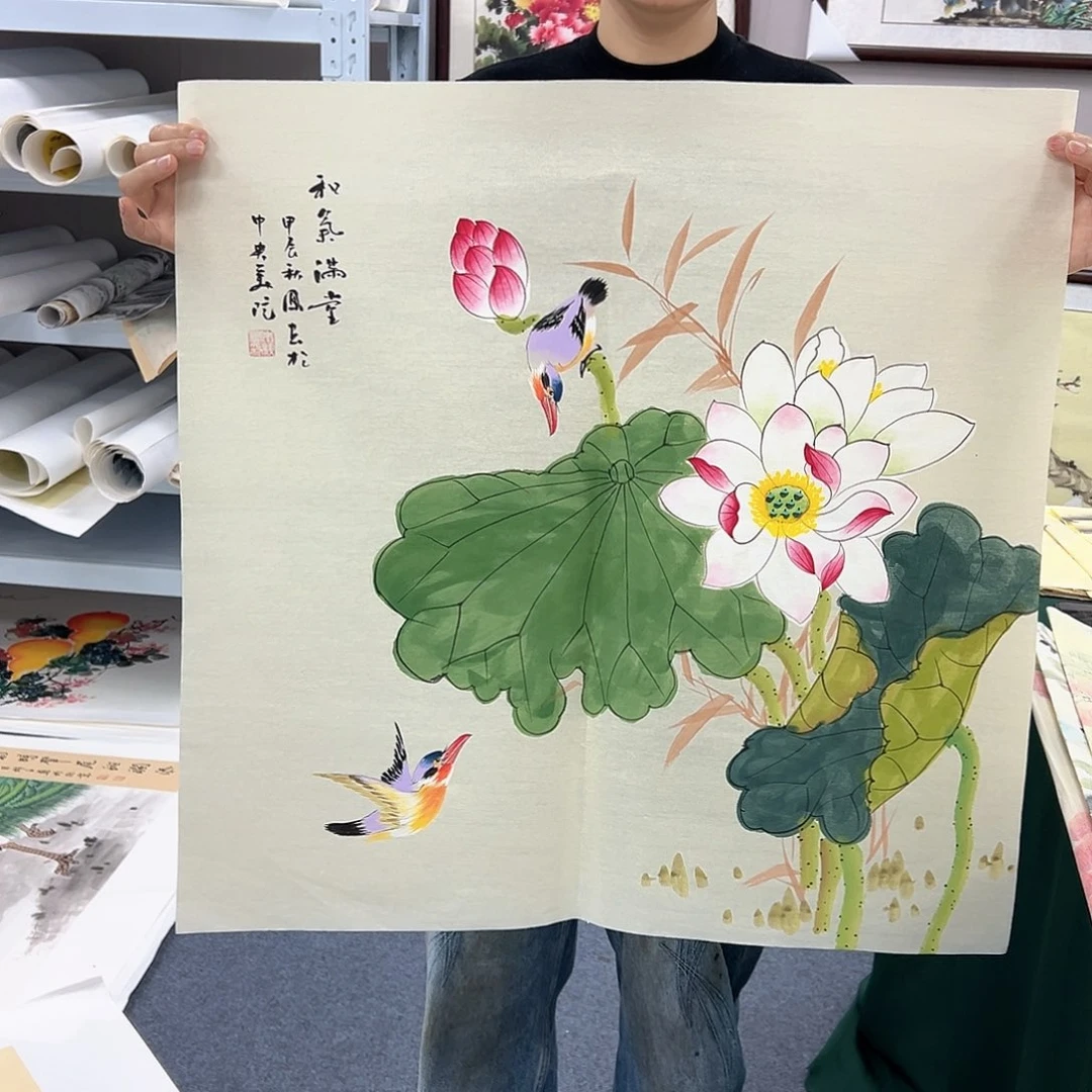 国画宣纸国画纯手绘作品