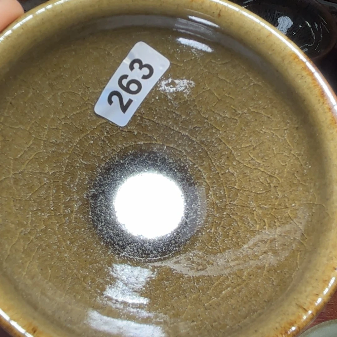 茶盏景****谢全手工原矿原釉建盏