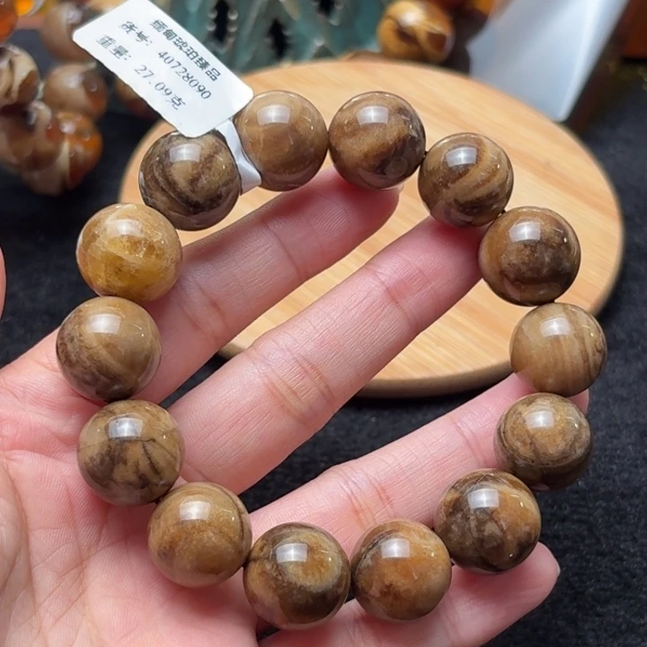 琥珀未镶嵌珠宝奇石15mm