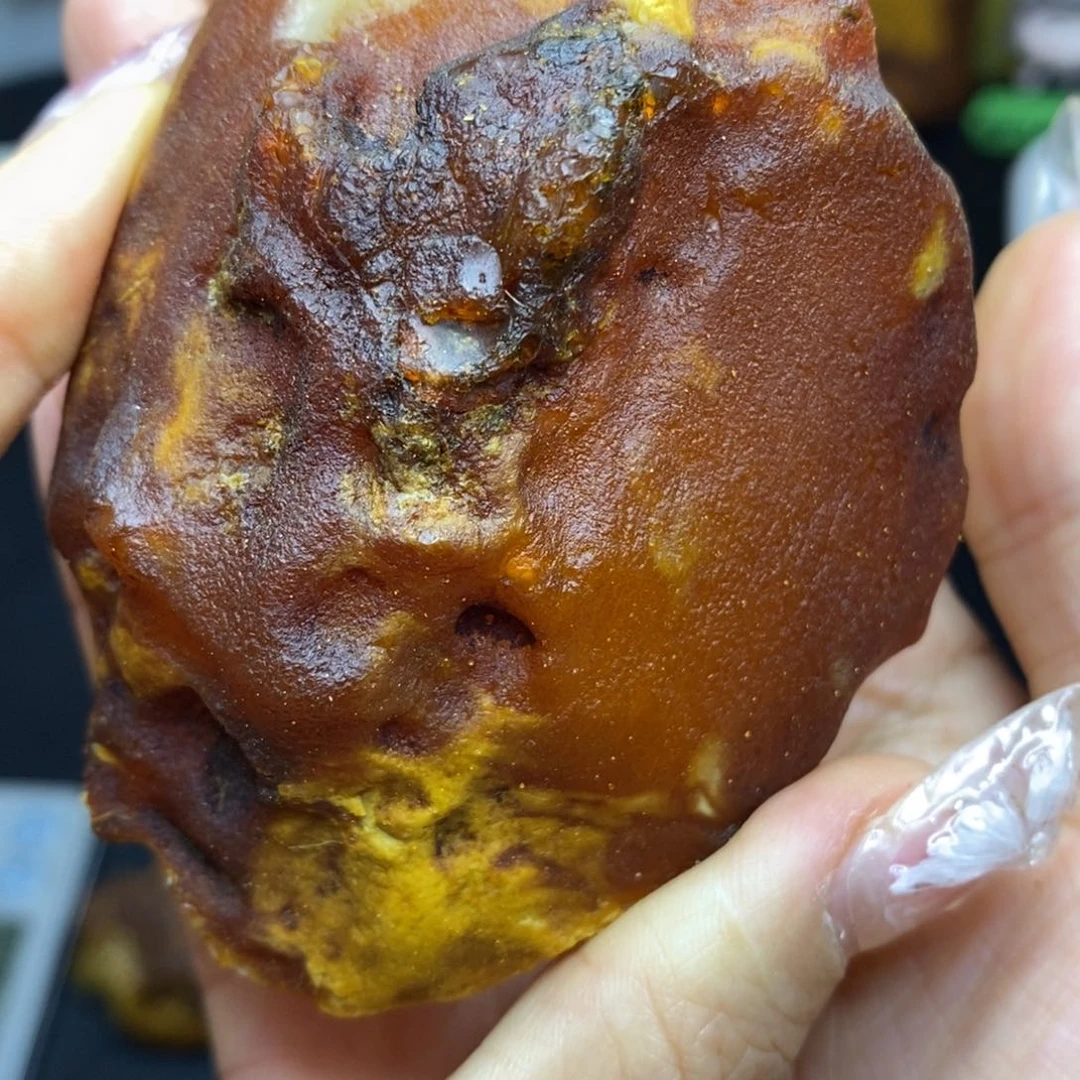 定制琥珀未镶嵌我**语胖