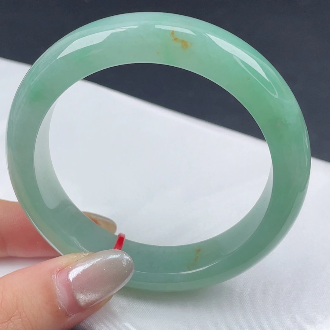翡翠未镶嵌手镯55圈口