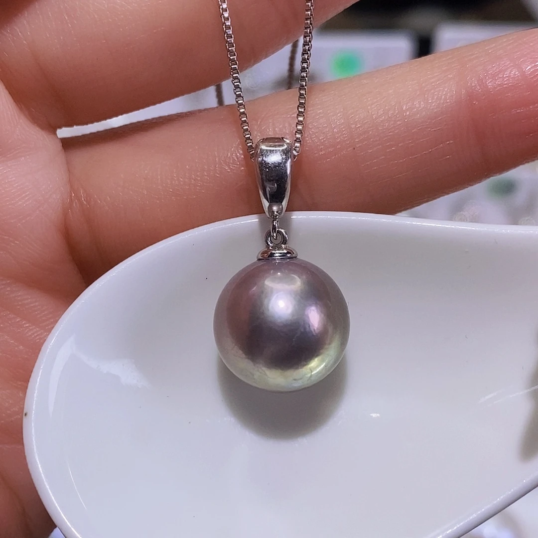 淡水珍珠颈饰银S925镶嵌