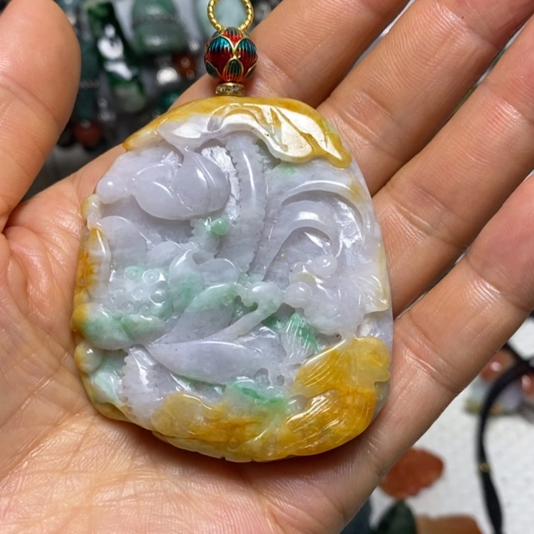 【闪购商品】翡翠吊坠(赠链)未镶嵌
