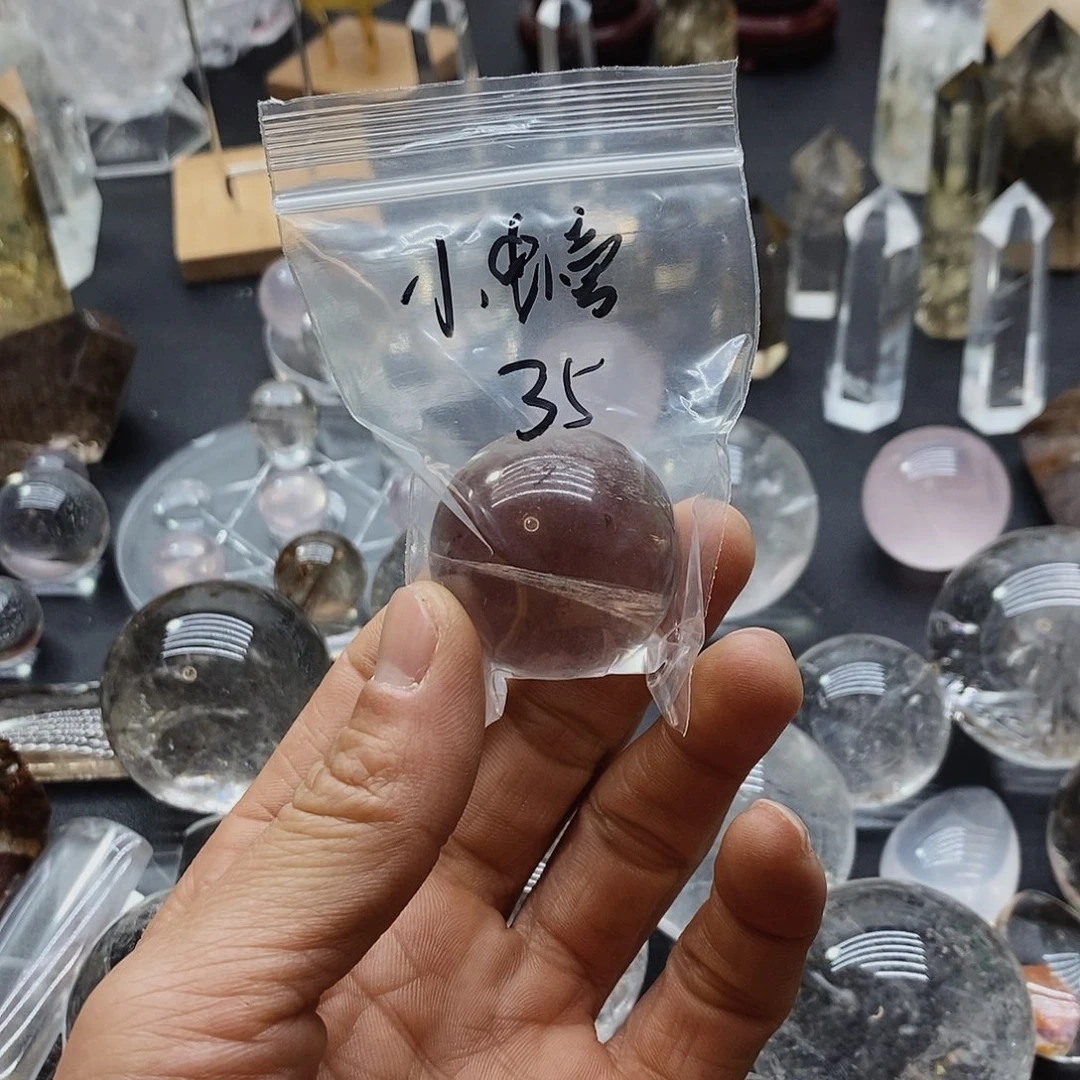 水晶白水晶球未镶嵌
