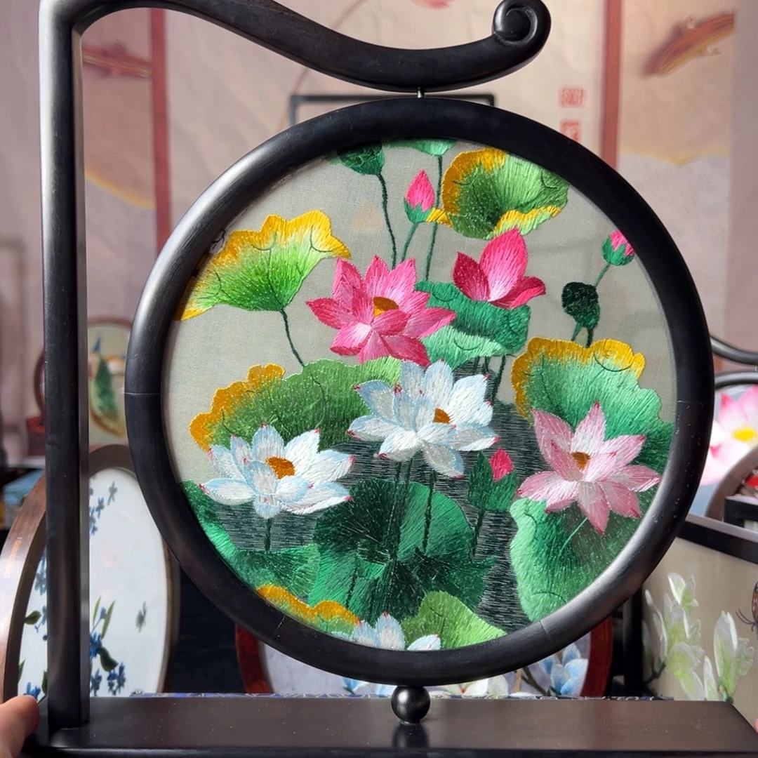 *****刺绣纯手工刺绣双面绣摆件