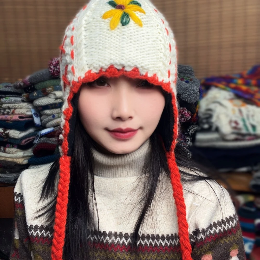 羊毛尼泊尔纯手工帽子