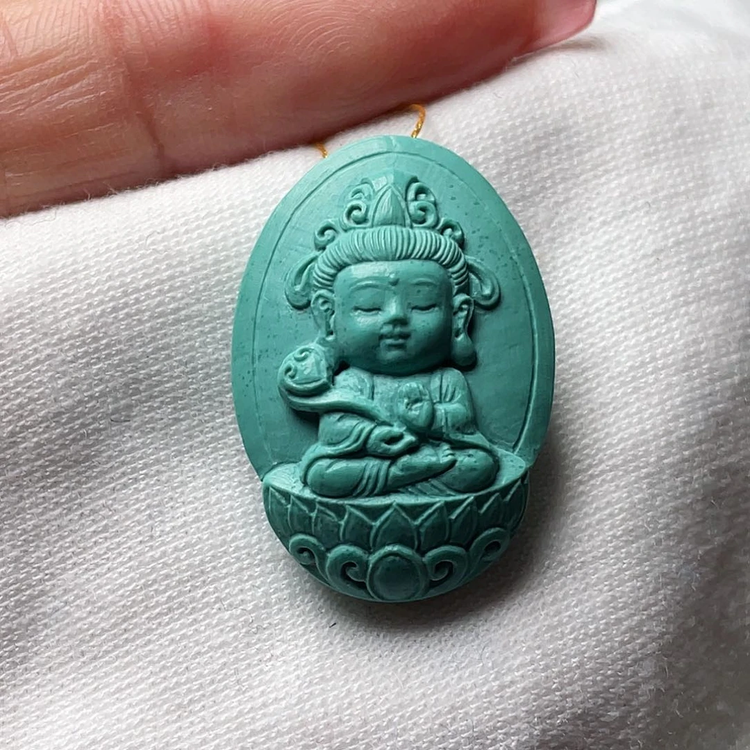 绿松石珠宝奇石未镶嵌