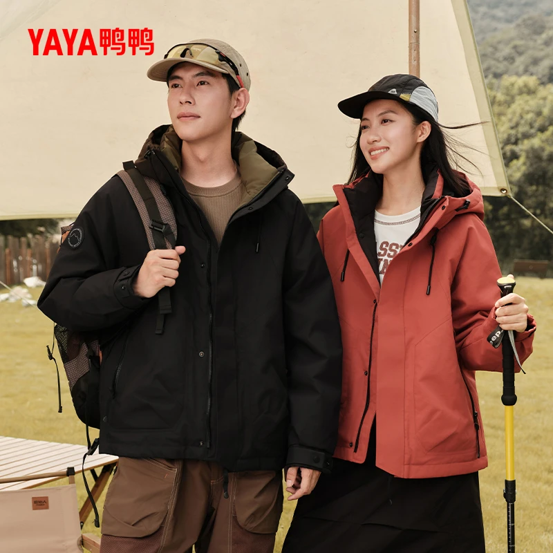 YAYA/鸭鸭男女同款羽绒服保暖户外25年新款冬季YE4B017197P