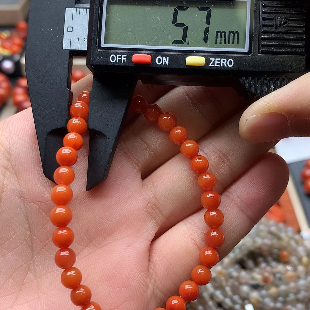 南红玛瑙手链未镶嵌