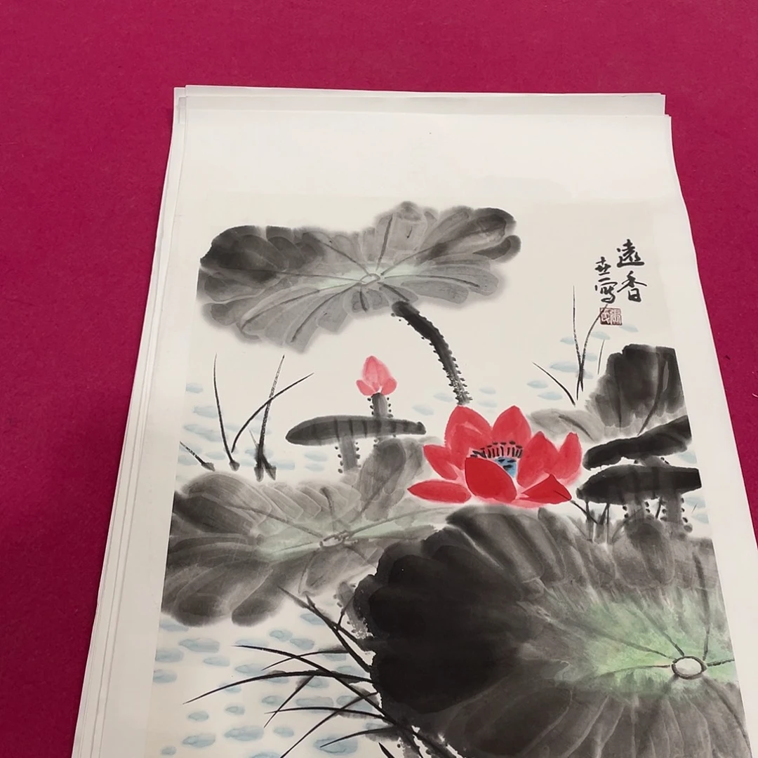 国画1.4平尺国画作品