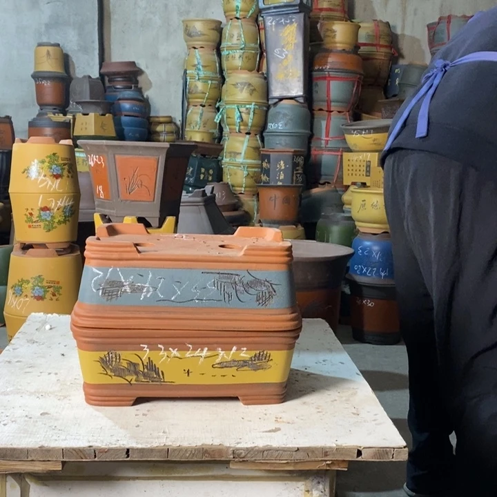 紫砂花盆紫砂花盆盆栽花卉种植