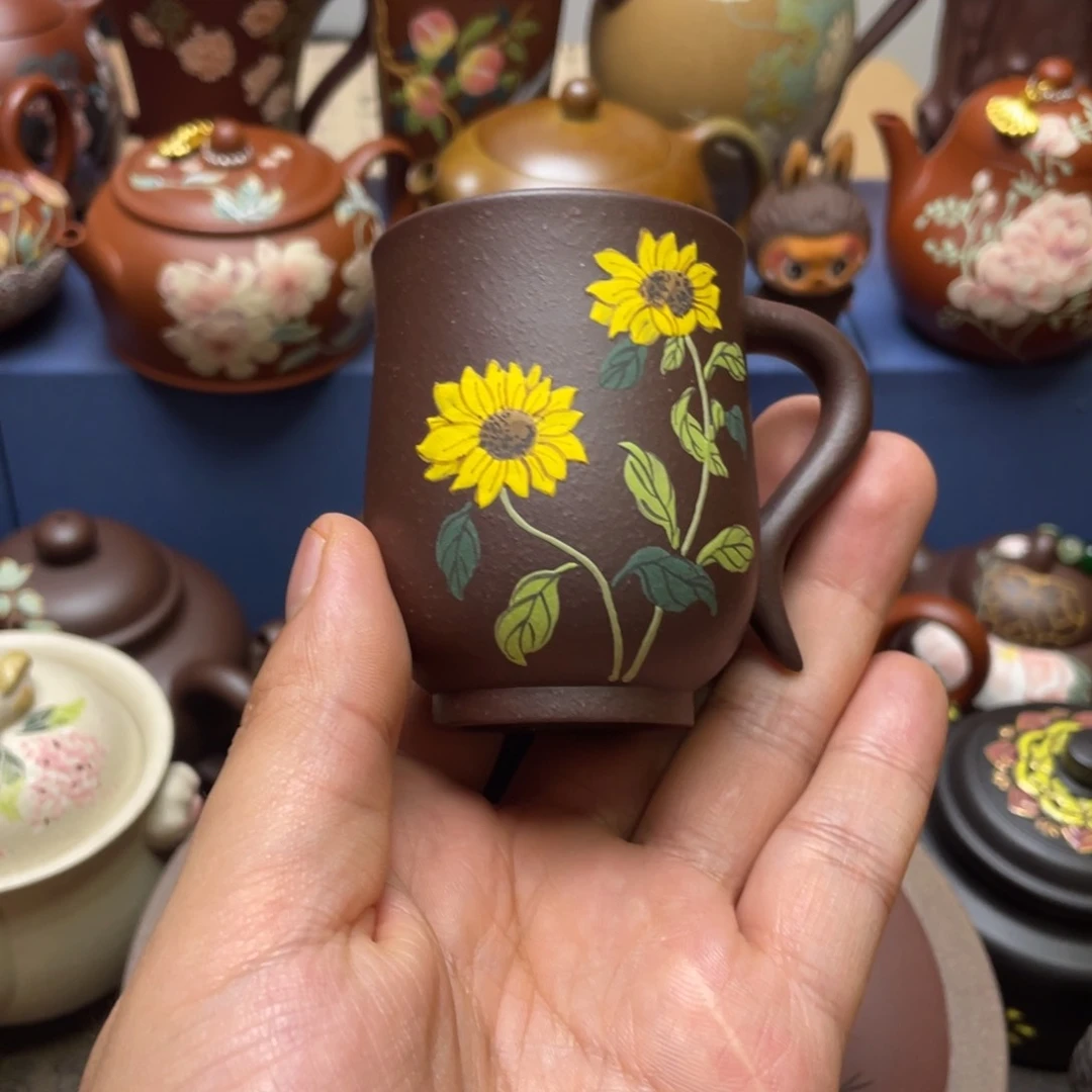 茶杯紫泥紫砂器主人杯80cc