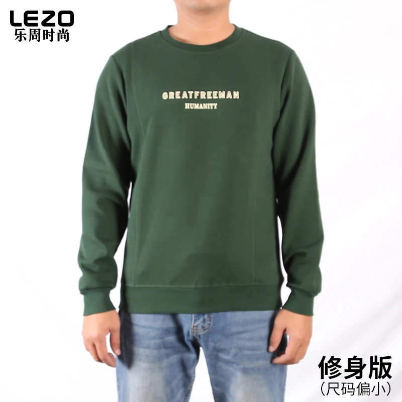 LEZO乐周时尚男装圆领卫衣L24307006