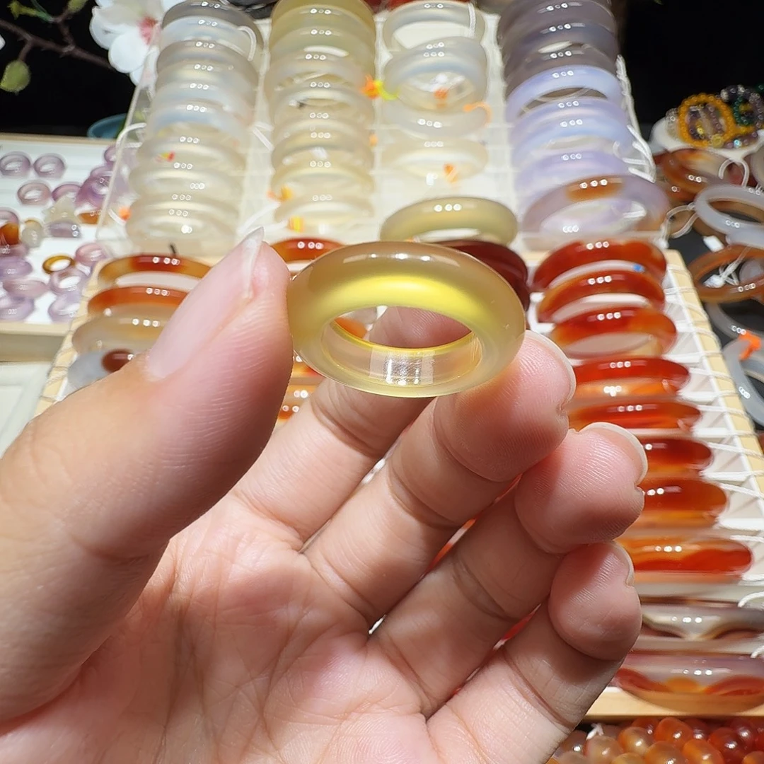 玛瑙/玉髓未镶嵌戒圈