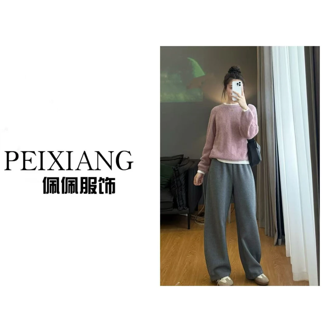 佩佩PC 【纯色套头毛衣】针织衫 G11478 6096147气质时尚圆领夏季