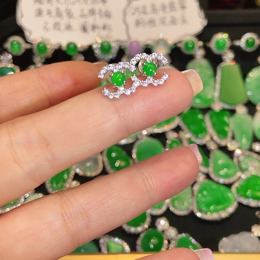 【闪购商品】未镶嵌翡翠耳饰天然翡翠
