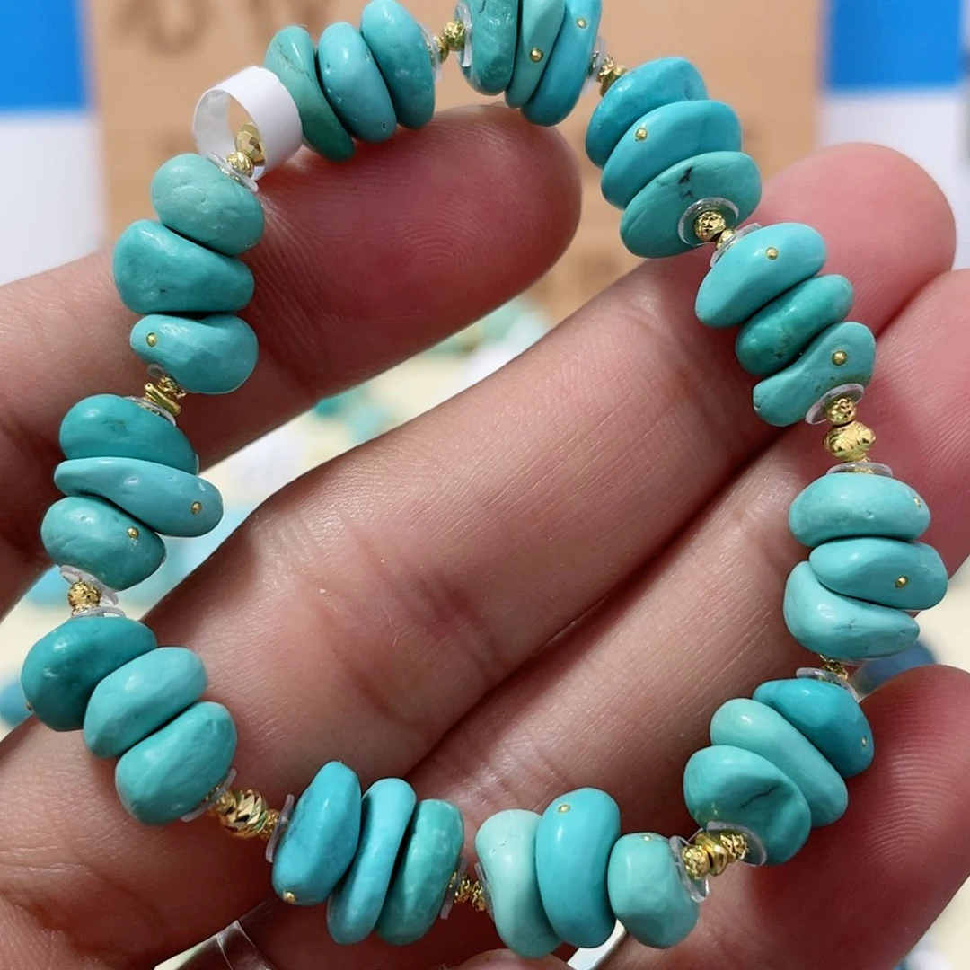 绿松石配饰18K金镶嵌