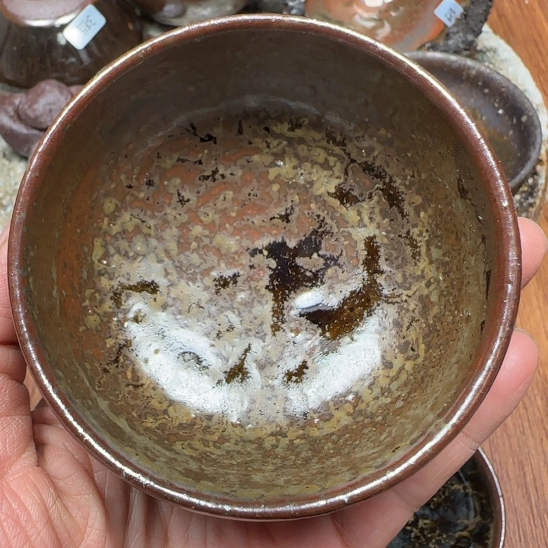 柴烧建盏茶盏茶杯777