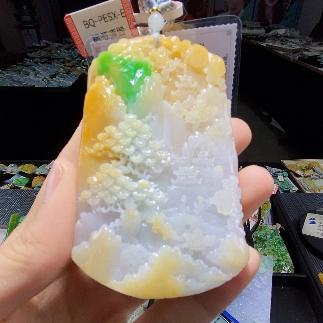 颈饰未镶嵌翡翠翡翠