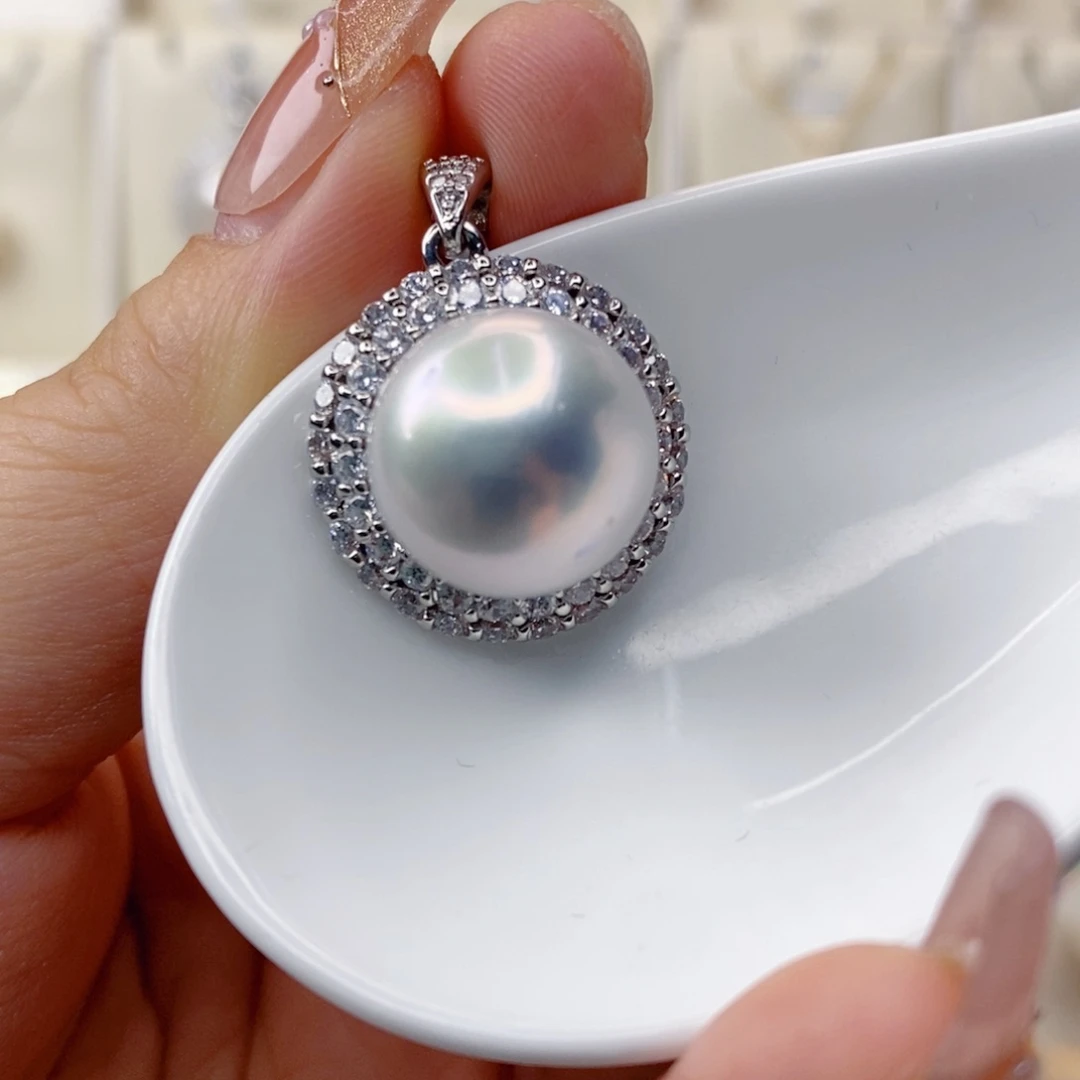 淡水珍珠吊坠(赠链)合金