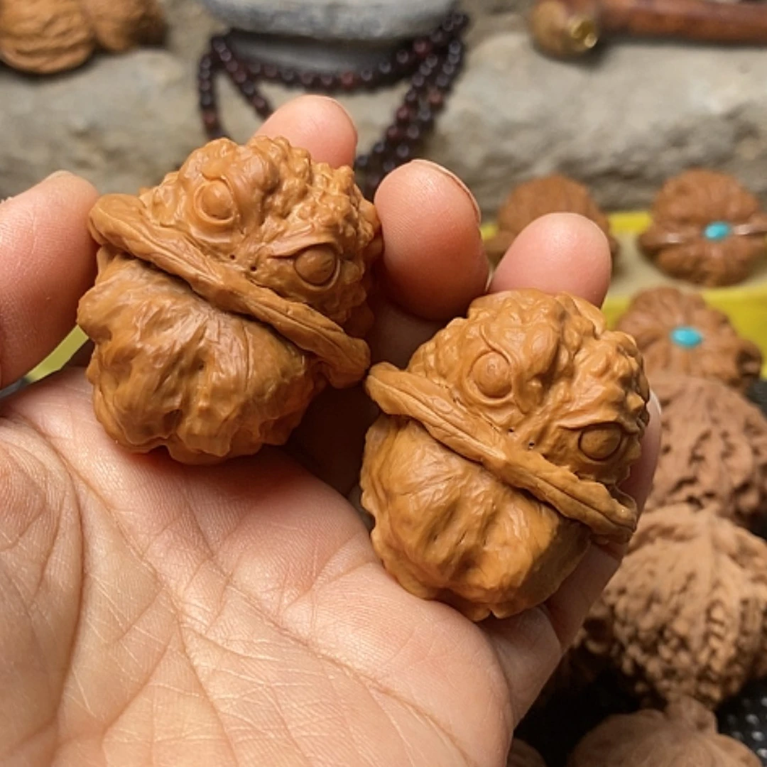 【闪购商品】把件文玩核桃C****g蛤蟆头