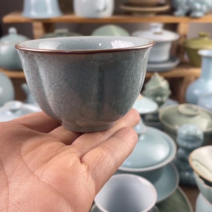 J原矿原产地福利冰片花瓣主人杯