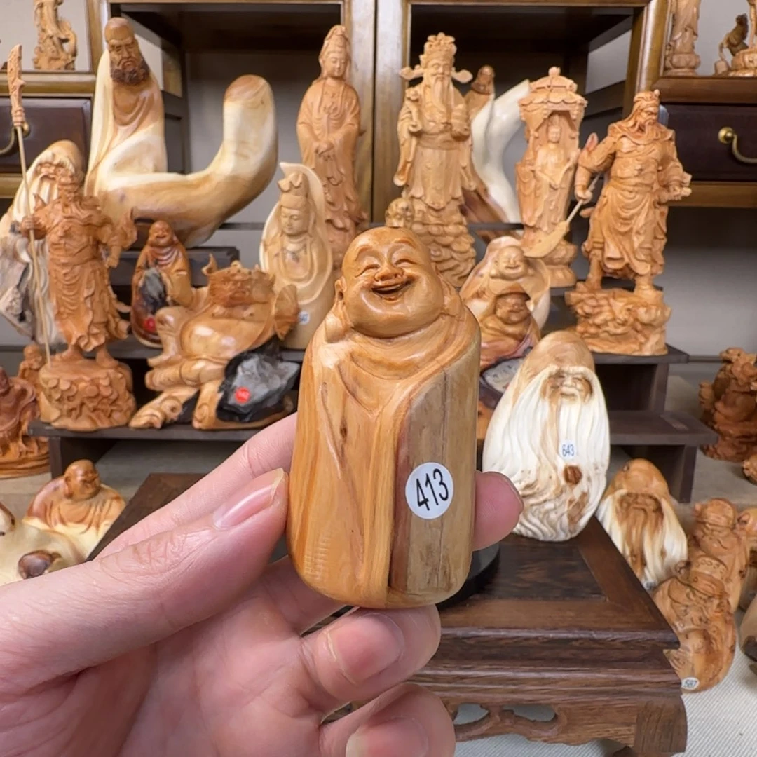 崖柏小木匠艺雕一物一拍