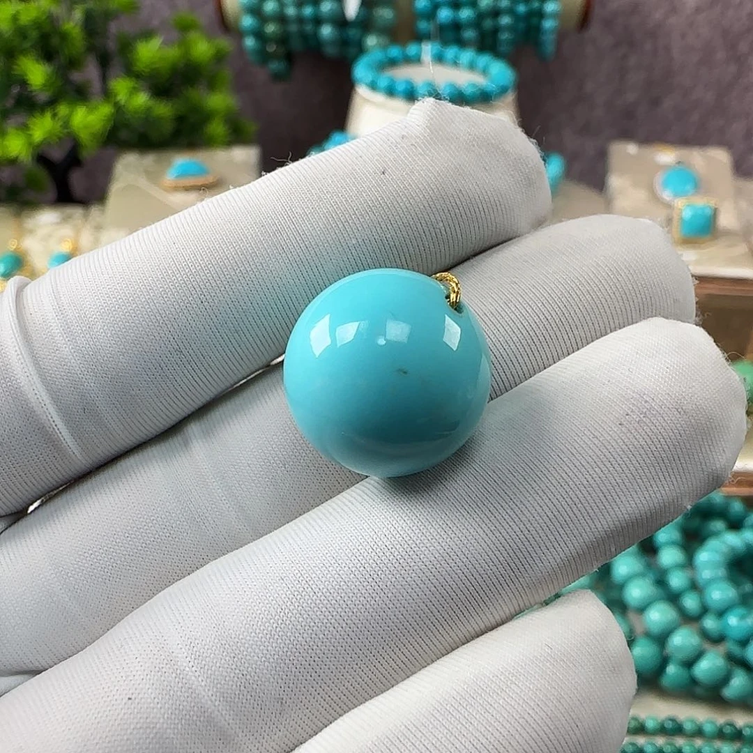 绿松石未镶嵌15mm+