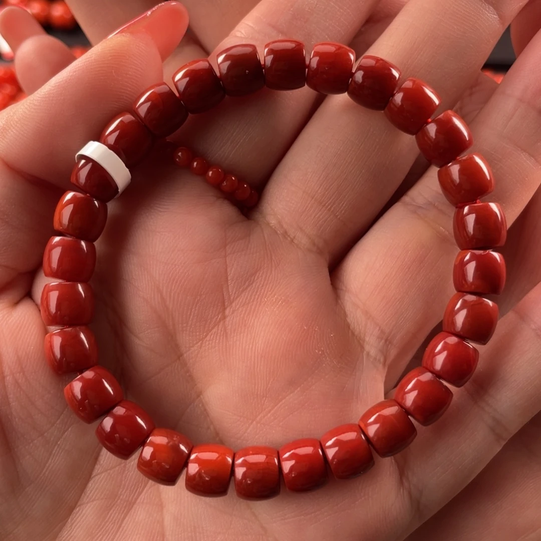 南红玛瑙未镶嵌手链妞7
