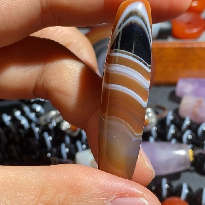 玛瑙/玉髓未镶嵌项链