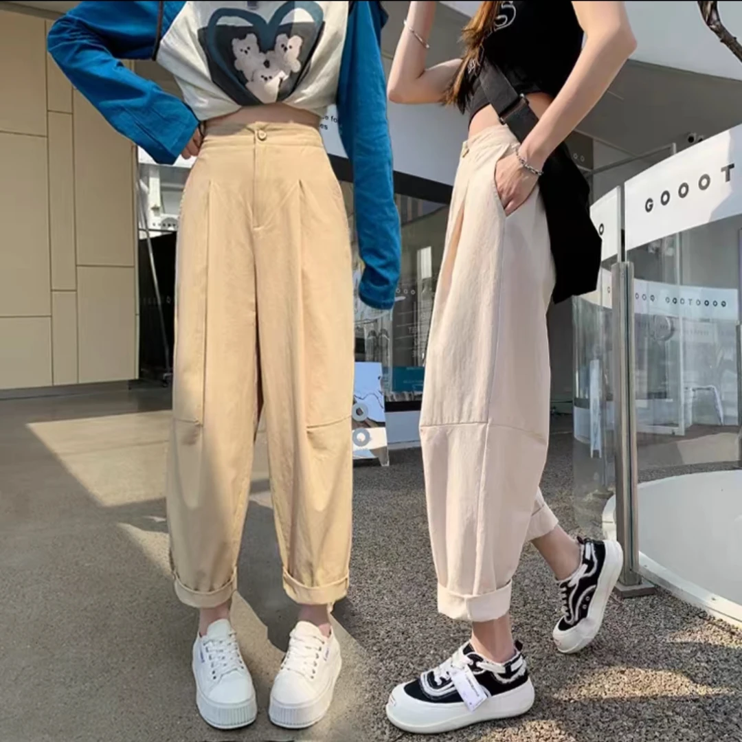 裁剪纸样后松紧腰气球裤纸样