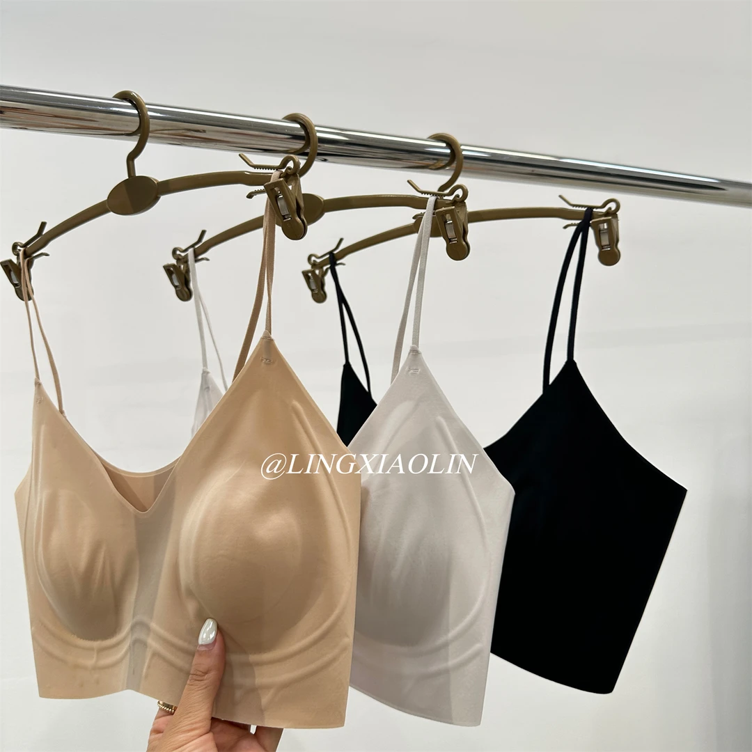兔耳杯超薄内衣女聚拢收副乳细肩带无痕文胸背心式文胸一体胸罩