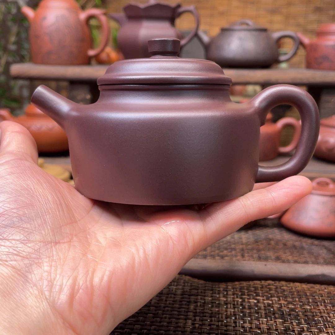 紫砂茶壶宜兴原矿紫砂手工制全180