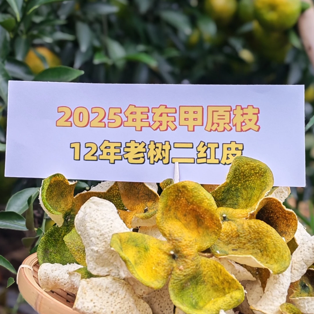 【12年老树新皮】2025年东甲原枝二红皮  半熟果蜜香 醇甜甘爽