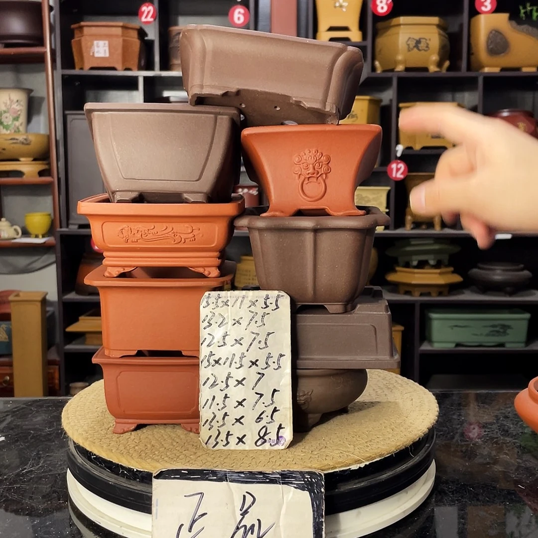 D-盆尚好紫砂花盆