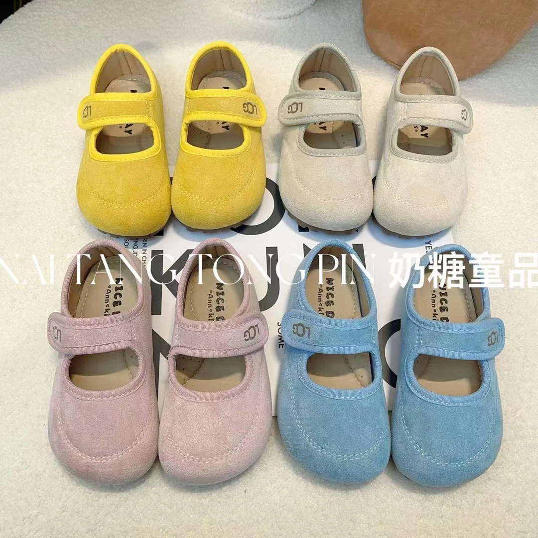 法式复古【甜美泡芙鞋】春天女童玛丽珍皮鞋女宝圆头魔术贴百搭单鞋