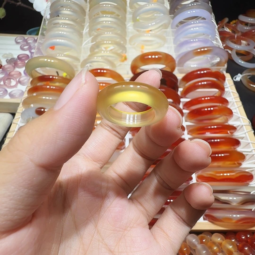 玛瑙/玉髓未镶嵌戒圈