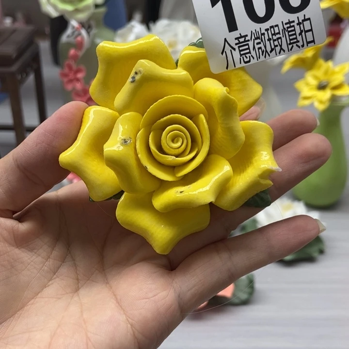 陶瓷手工制作陶瓷花