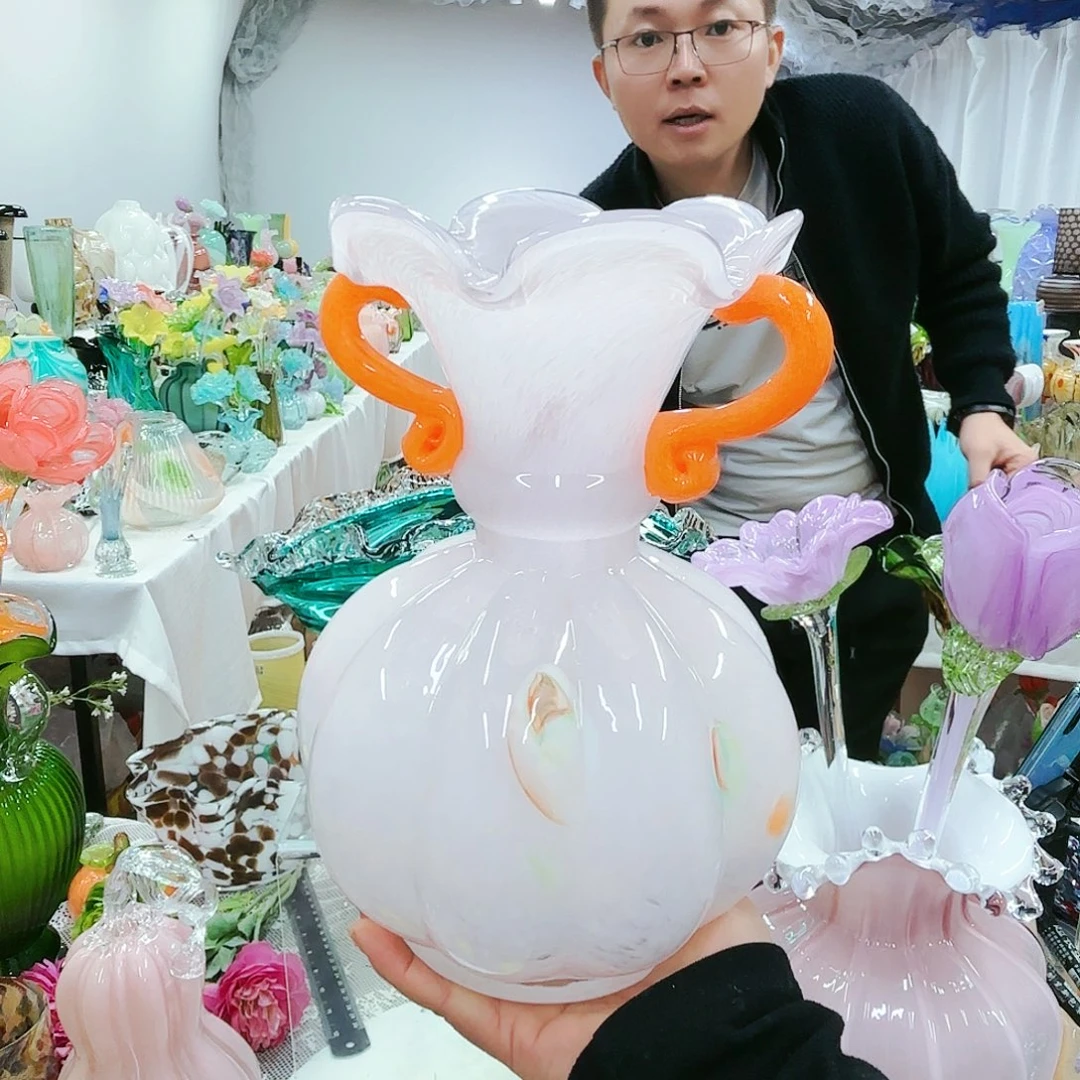 福利不退不换琉璃花瓶艺术品