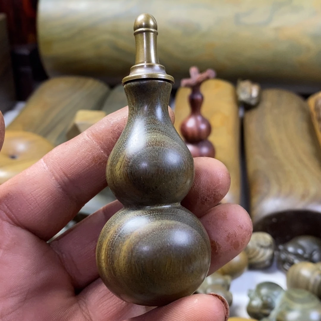 陶瓷绿檀木制工艺品52