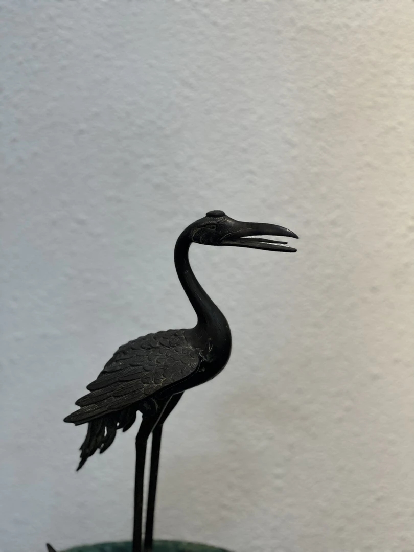 回流铜鹤，仙鹤延年