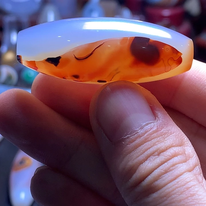 玛瑙/玉髓颈饰未镶嵌深*